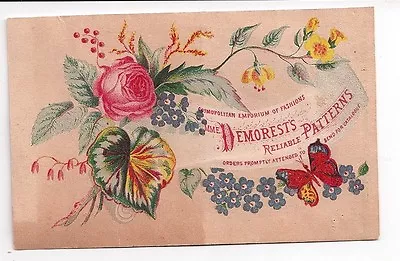 Richmond Vermont*hilton & Stevens*demorest's Patterns*victorian Trade Card • $8.95