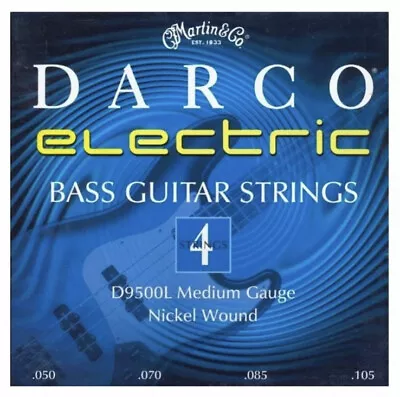 Martin D9500L Darco Long Scale Nickel Wound 4-String Electric Bass Guitar String • $12.99