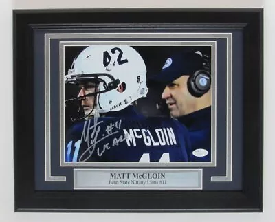 Matt McGloin PSU Signed/Autographed 8x10 Photo Framed 135863 • $79