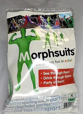 Morphsuits Full Body Alien Green Morph Suit Size Xl Halloween Costume New • $18.99