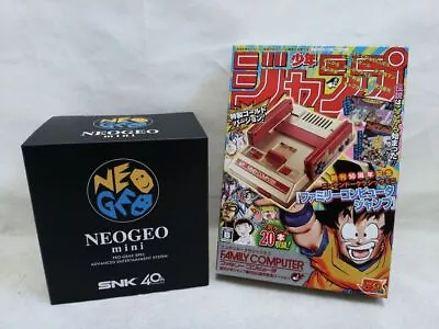 Nintendo Classic Mini Family Computer Shonen Jump 50th Anniv Ver & NEOGEO Mini • $384.08