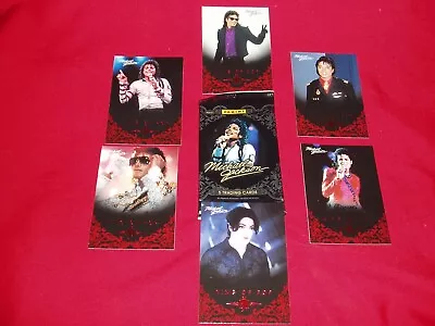 Michael Jackson 2011 Panini 6 Mint Cards & 1 Wrap (1A) • $2.75