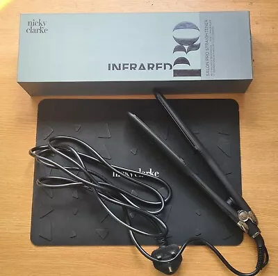 Nicky Clarke Infrared Pro Hair Straighteners - Black (NSS901) • £90