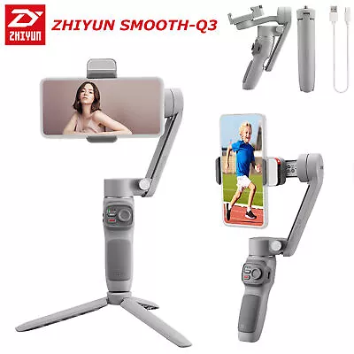 ZHIYUN SMOOTH-Q3 3 Axis Handheld Smartphone Gimbal Stabilizer LED Fill-Light • $123.19