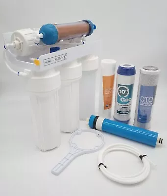 £95 • Buy 5 Stage RO & DI Resin Reverse Osmosis Water Filter System 50/75/100/150GPD 