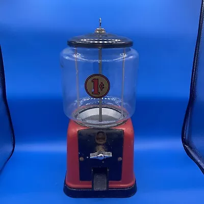 Victor Model V Vendor 1 Cent Gumball Machine Works Great • $150