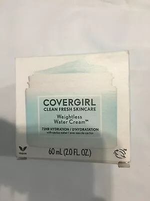 Brand NEW CoverGirl Clean Fresh Skincare Weightless WaterCream Exp. 2026 • $8.75