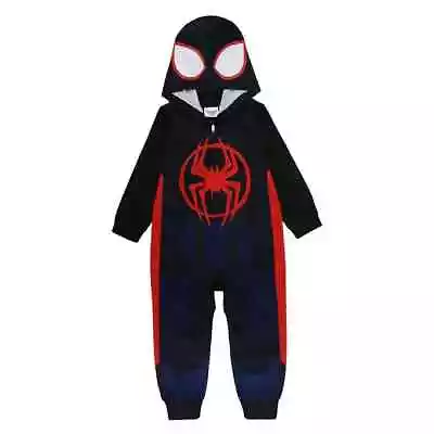 MARVEL Spider-Man Kids' Hooded Pajama Red 10 NWT • $19.99