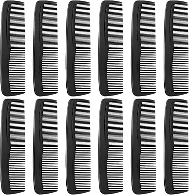 12 Pieces Hair Combs Set Plastic Pocket Hair Combs For Women And Men Fine Fine • £6.69