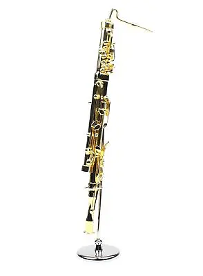 Miniature  BASSOON 6 1/4  Collectible Instrument Figurine  Doll House • $9.95