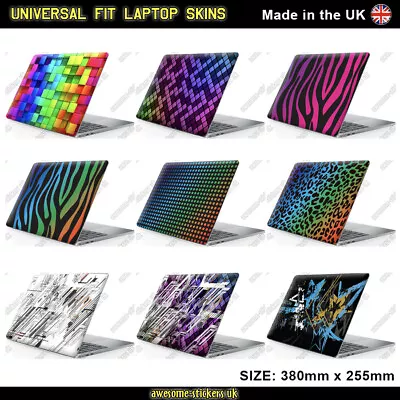 LAPTOP SKIN Wrap Sticker Printed Vinyl TO FIT  Macbook Lenovo HP ASUS Dell • £12.99