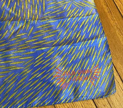 Julia Chaing + J Crew Silk Scarf Blue Green NWT  • $25