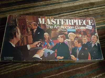 £33 • Buy Masterpiece The Art Auction Game Vintage Board Game By Parker Missing One Die