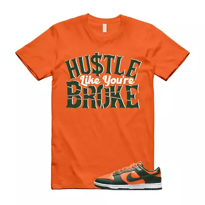Miami Hurricanes Dunk Gorge Green Total Orange White Retro T Shirt Match BROKE • $26.99