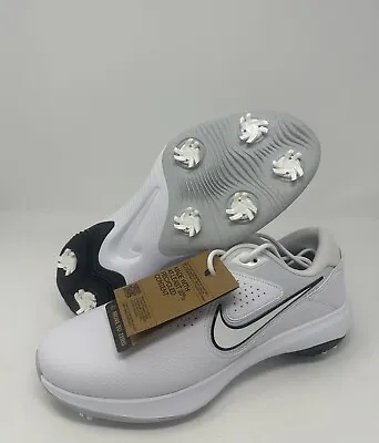 Nike Victory Pro 3 Wide Fit Golf Shoes White/Black - DX9028-101 Mens Size 10.5 W • $79.99