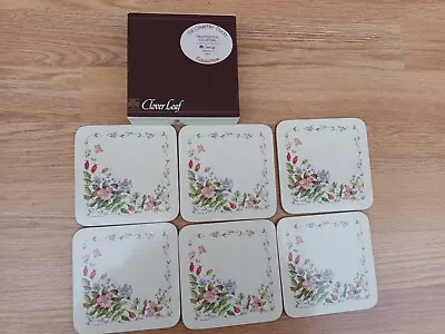 Set Of 6 Cloverleaf Melamine Melamats 'The Country Diary Collection' Coasters • £4.99