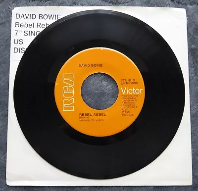 David Bowie – Rebel Rebel US 7  RCA Victor – LPB05009 ~ Import • £4.99