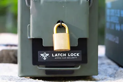 Latch Lock - Ammo Can Lock Security For Surplus .50 Cal And Fat .50 Ammo Boxes • $24.99
