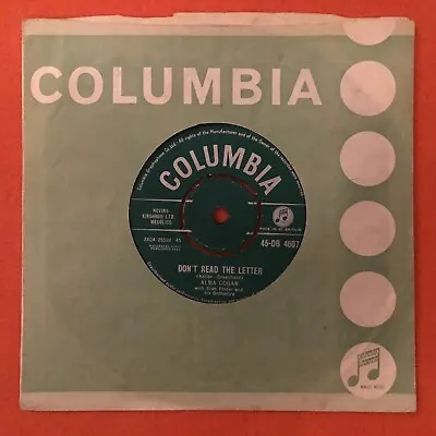 £3.50 • Buy Alma Cogan- Don’t Read The Letter- Cowboy Jimmy Joe- Columbia Records 7” 1961