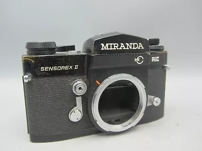 Black Miranda Sensorex II 2 AIC MC 35mm SLR Film Camera **Read AS-IS** • $14.42