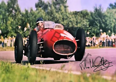 Mike Hawthorn Racing A Ferrari Beautiful Formula 1 Signed 7x5 Photo • £5.99