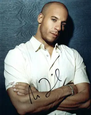 Vin Diesel Autographed 8x10 Picture Signed Photo Pic Includes COA • $53.22