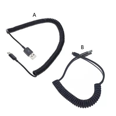 Type C Micro Coiled Cable Wire Mechanical Keyboard USB Cable For GH60 • £8.70