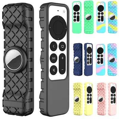 $11.49 • Buy For Apple TV 4 Remote Controller Silicone Case Shell Protector Cover 8 Colors