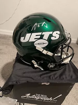 Aaron Rodgers Autographed New York Jets Speed Authentic Helmet Signed Fanatics • $750