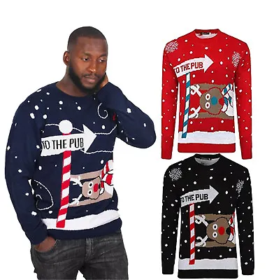 £12.95 • Buy Knitted Christmas Jumper Unisex Mens Womens Xmas Novelty Vintage All Sizes X-mas