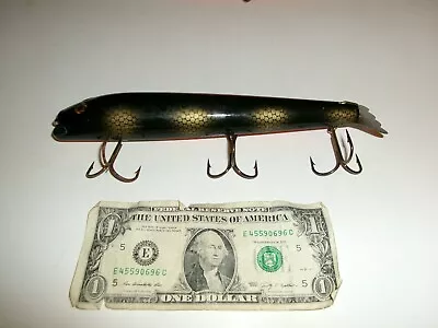 8-1/4  Body WEIGHTED Bobbie Bait Musky Muskie Jerkbait Lure - Used • $16.99