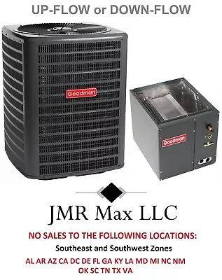 3-1/2 Ton 13.4 SEER2 Split System Air Conditioner Add-On Up-Dn Flow 21  Coil • $2693