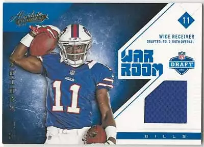 T.J. GRAHAM RC 2012 Panini Absolute War Room Materials #34 ROOKIE Bills ID:12765 • $3.19