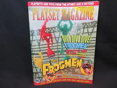 Playset Magazine #121  The Frogmen  + Canadian Alamo + Giant Blister Cards • $11