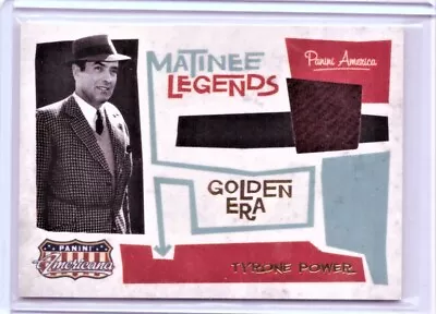 2011 Panini Americana TYRONE POWER Golden Era MATINEE LEGENDS - 12/29 • $14.99