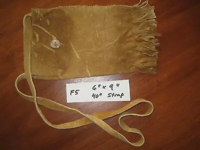 Possibles Or Shooting  Bag Hand Sewn Brain Tanned Elk Mountain Man Rendezvous • $100
