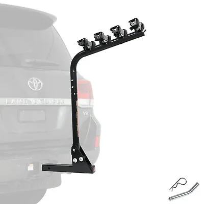 $129.98 • Buy CD 4 Bike Car Rack For 2  Tow Trailer Hitch Receiver Mount Bicycle Carrier