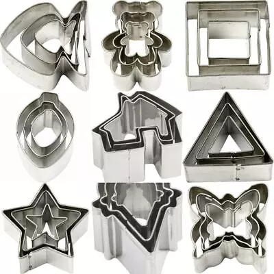 £3.95 • Buy Mini Metal Cutters Cake Fondant Sugar Craft Jewellery Cookie - Choose Design