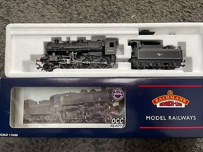 Bachmann Ivatt Class 4 43047 BR Lined Black Late Crest DCC Ready Item No 32-576 • £75