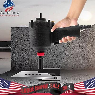 Pneumatic Air Panel Straight Sheet Metal Hole Punch Tool 8mm Hole Puncher+Handle • $85