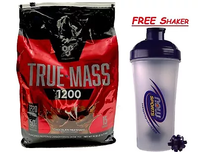BSN TRUE-MASS 1200 Muscle Mass Gainer Protein Chocolate Milkshake 10.38 Pounds • $49.99