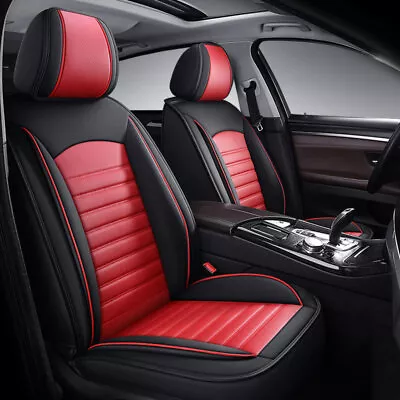 Car Seat Covers Set Front Cushion PU Leather Waterproof For Volvo • $132.99