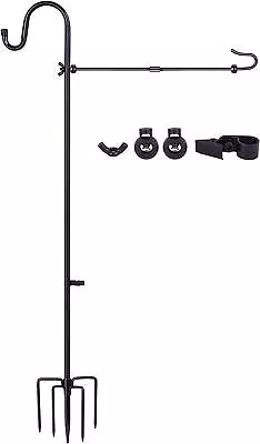 Lopanny Large Garden Flag Holder Stand Pole For 28x40 Flags With Shepherds Hooks • $24.99