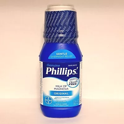 NEW Phillips Milk Of Magnesia Original Saline Laxative Sugar Free 12 Oz • $3.50