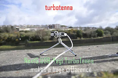 High Gain NextG USB-Yagi TurboTenna Directional WiFi Antenna With MINI TRIPOD • $105.99