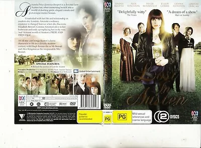 Lost In Austen-2008-TV Global Entertainment-TV Mini-Series ITV-GE-2 DVD • £18.72