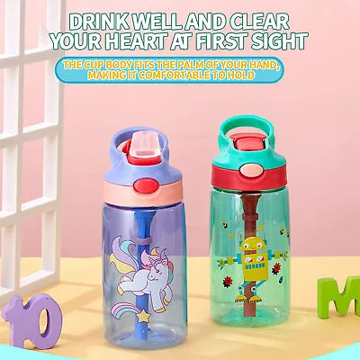 $13.29 • Buy KIDS DRINK BOTTLE BPA FREE CHILD SAFE SPILL PROOF 480ml AUTOSPOUT