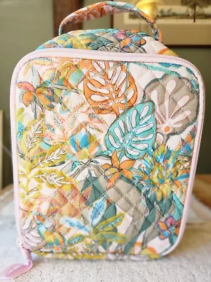 Vera Bradley Rain Forest Canopy Quilted Insulated Lunch Bag Tote W/handle Mint! • $16.95