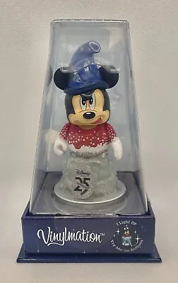 Disney Store Vinylmation 3  25th Anniversary Mickey Mouse Sorcerer Light-up Base • $15.99