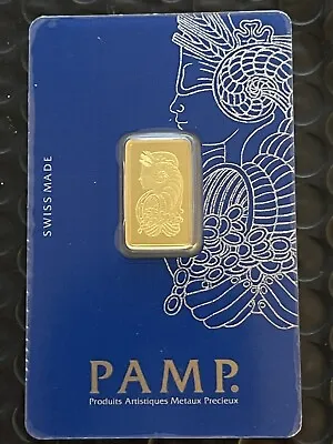 5 Gram Gold Bar - PAMP Suisse Lady Fortuna In Mint Assay Serialized Gold Bar • $420